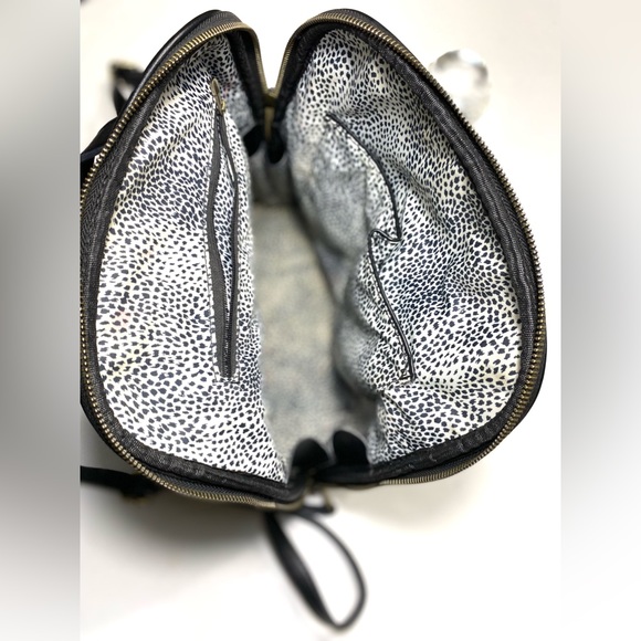 Backpack Black Classic partly suede Bag - Picture 9 of 17